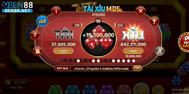 Tài xỉu MD5 Thông tin về tài xỉu MD5