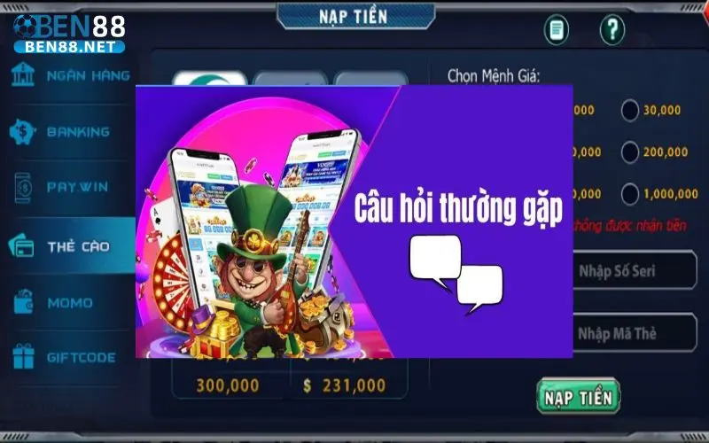 nạp tiền Ben88 Hướng dẫn nạp tiền Ben88 chi tiết