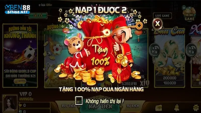 khuyến mãi Ben88 khuyến mãi Ben88 Tặng thưởng nạp tiền